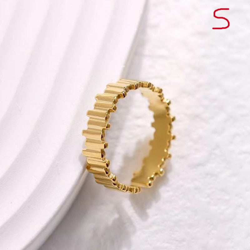 Trendy Stainless Steel Rings
