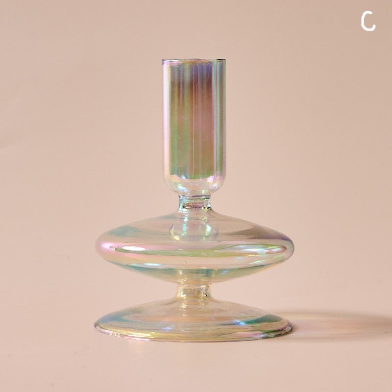 Iridescent Candle Holders
