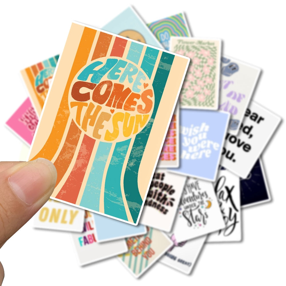 Inspirational Aesthetic Stickers (25 pcs)