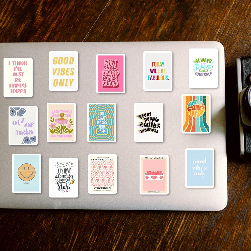 Inspirational Aesthetic Stickers (25 pcs)