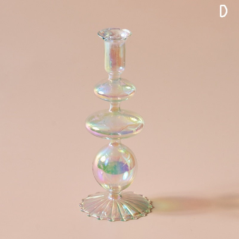 Iridescent Candle Holders