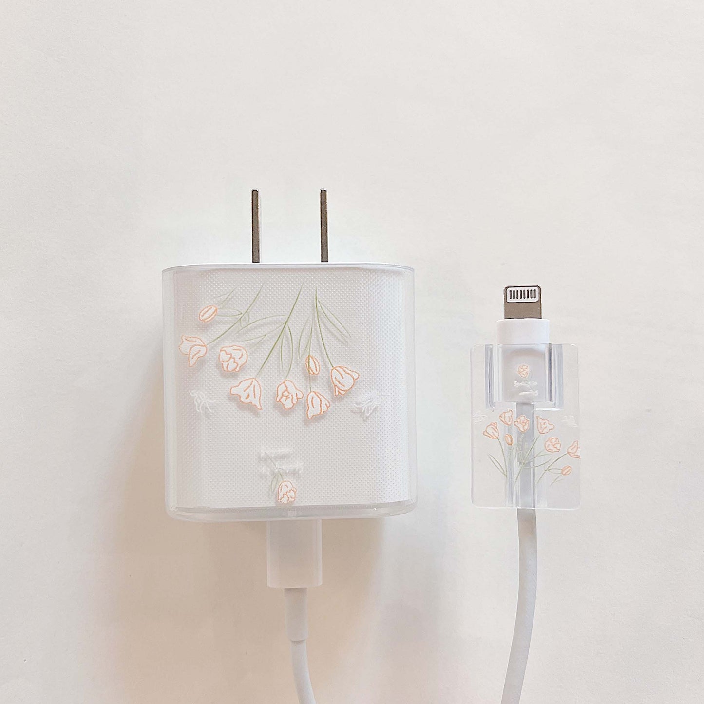 Pink love iPhone Cable Protector