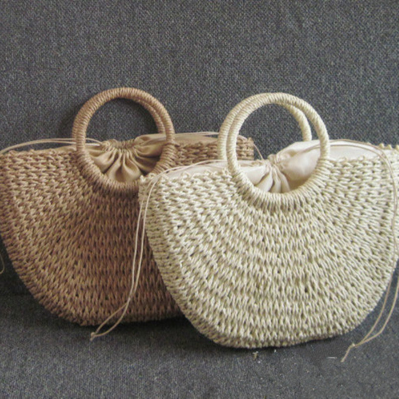 Handmade Straw Handbag