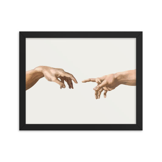 God's Hand Framed Poster