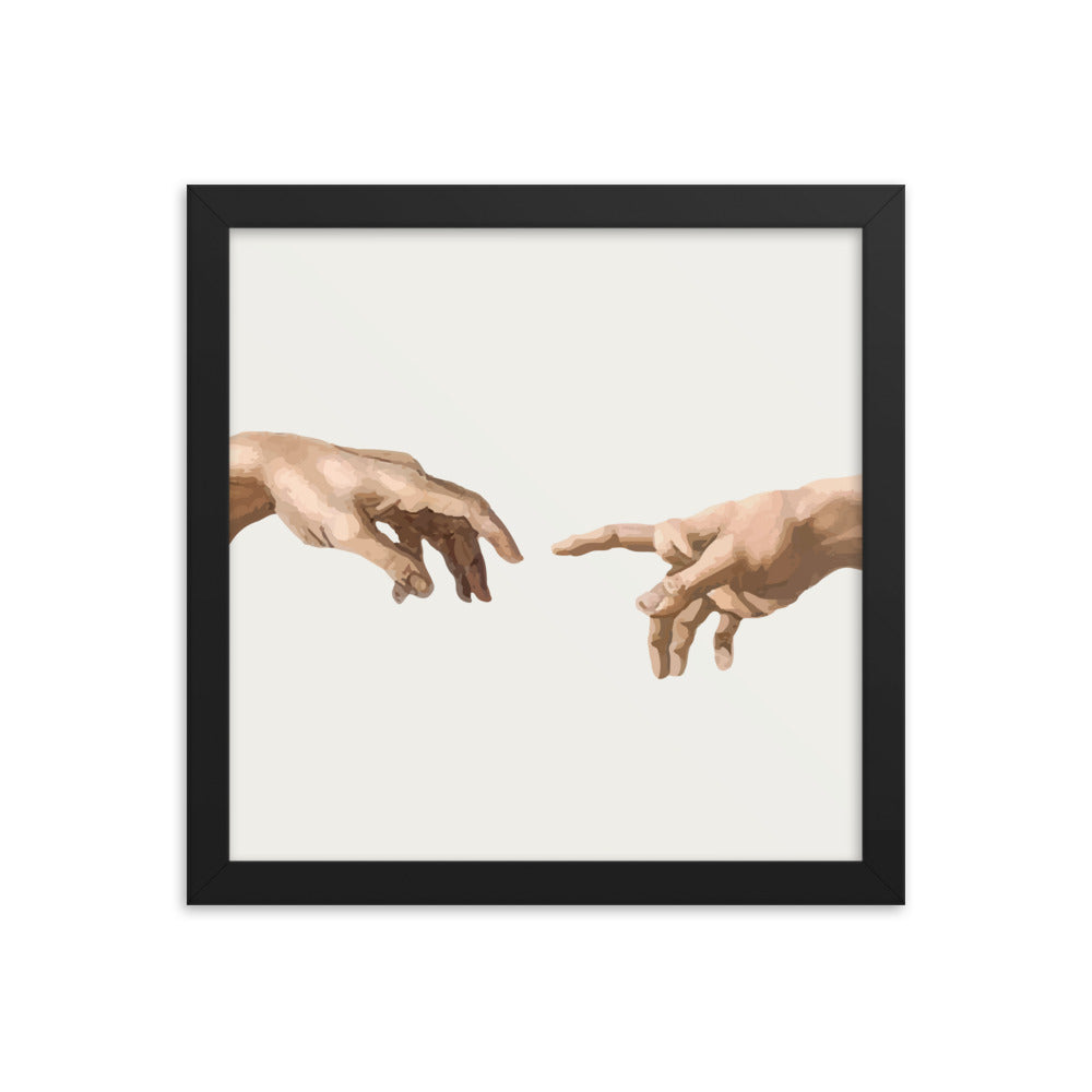 God's Hand Framed Poster
