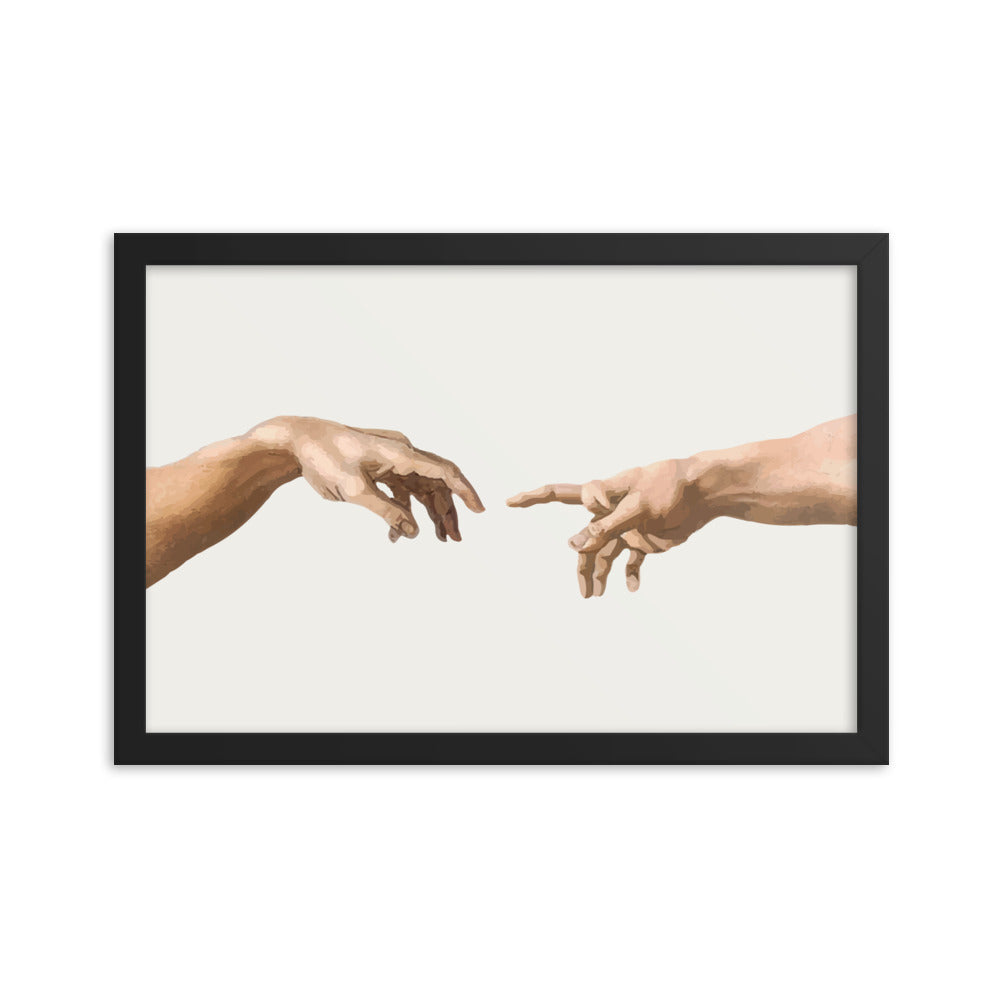 God's Hand Framed Poster