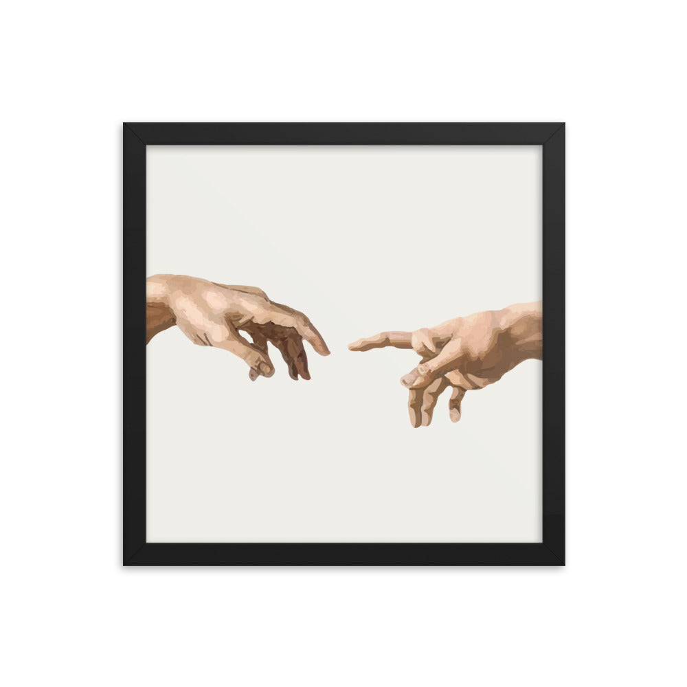 God's Hand Framed Poster