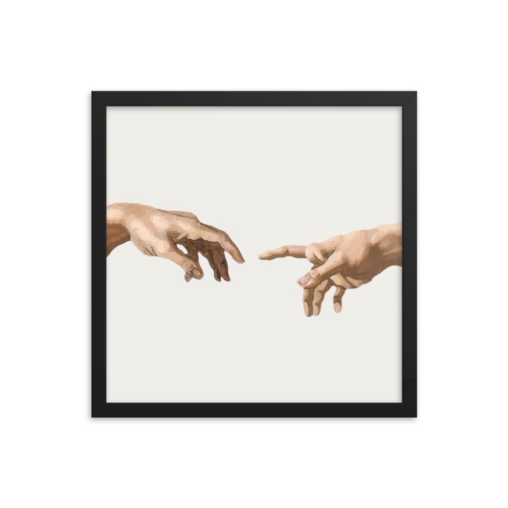 God's Hand Framed Poster