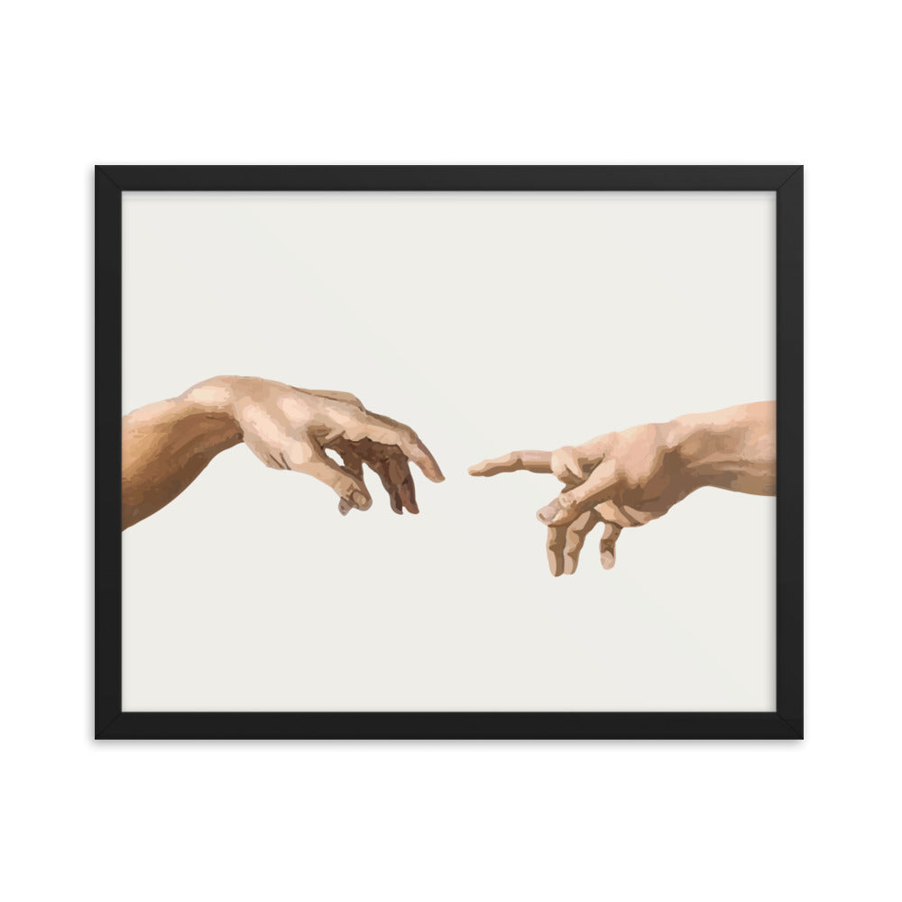 God's Hand Framed Poster