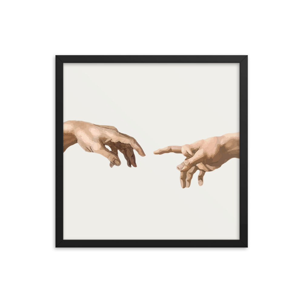 God's Hand Framed Poster