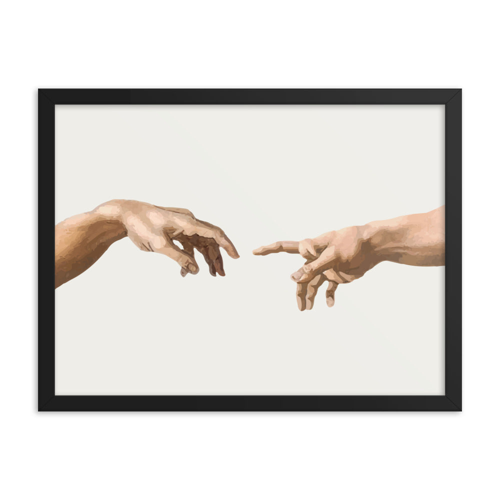 God's Hand Framed Poster