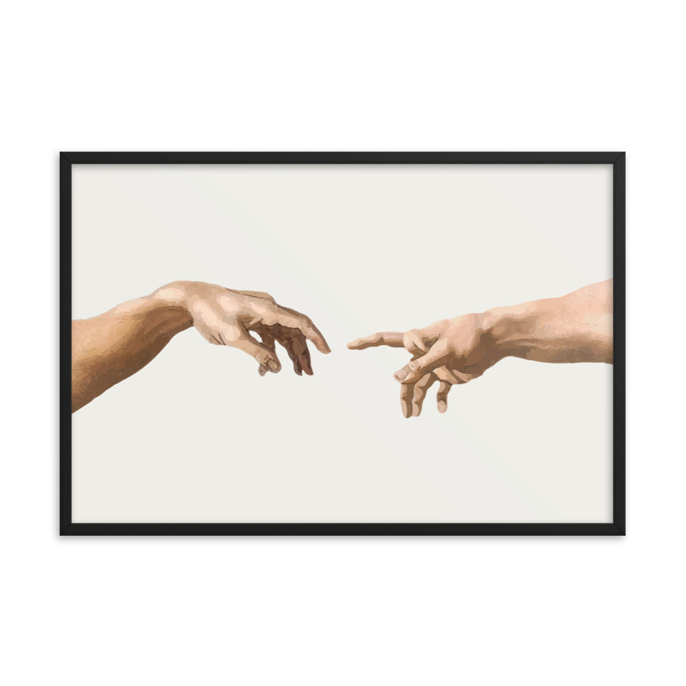 God's Hand Framed Poster