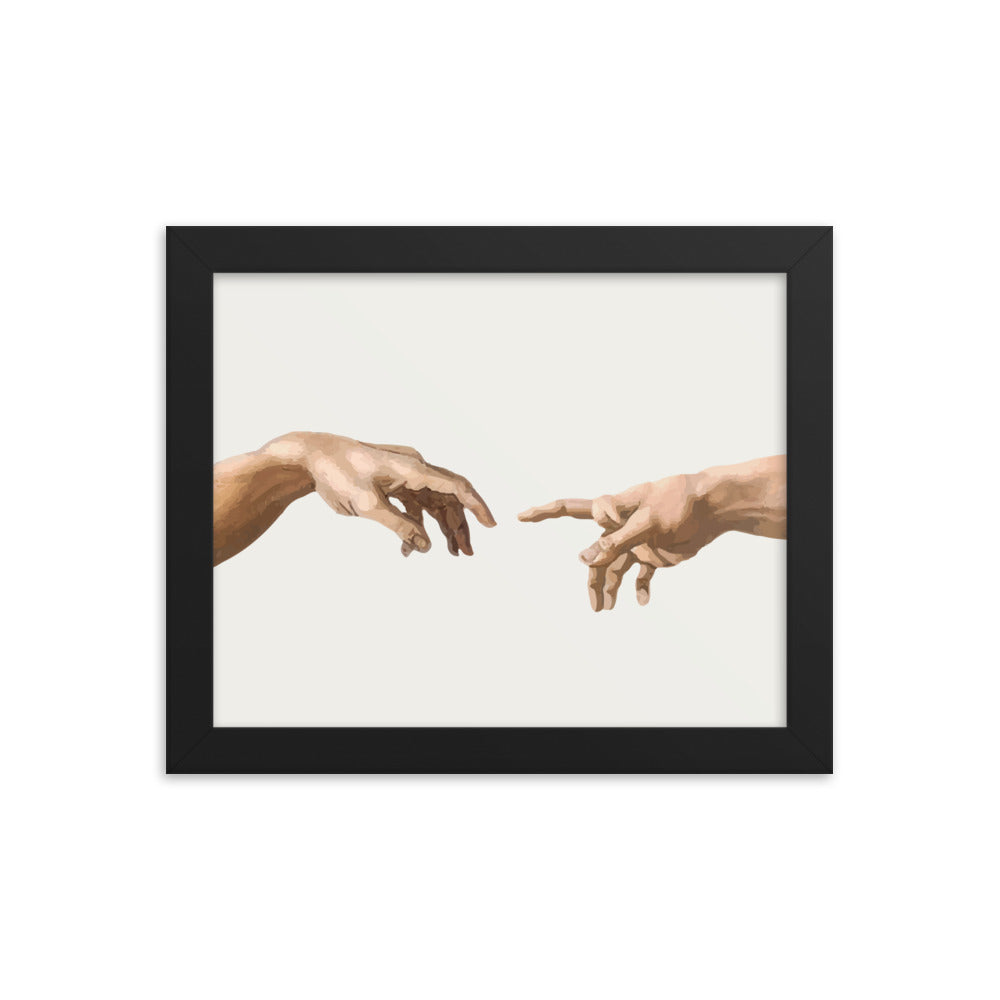 God's Hand Framed Poster