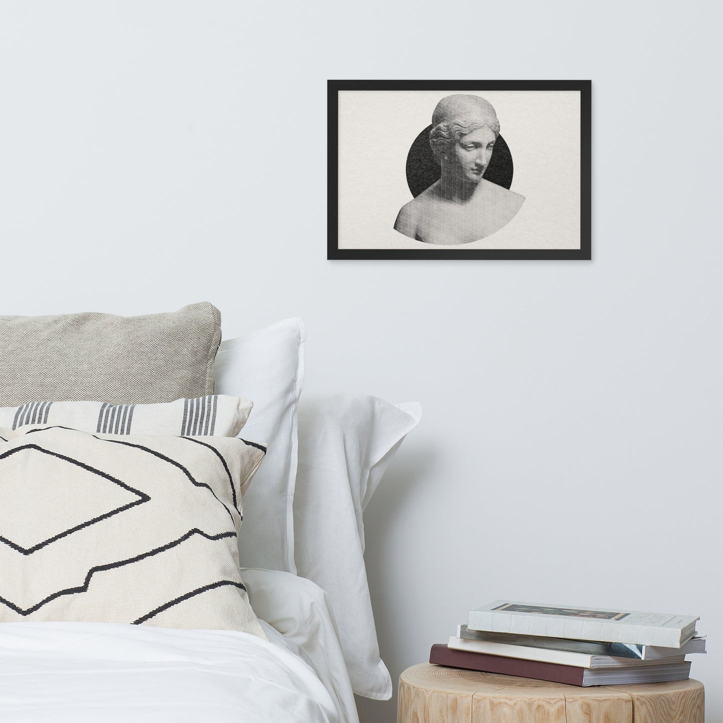 Greek Statue Framed Poster