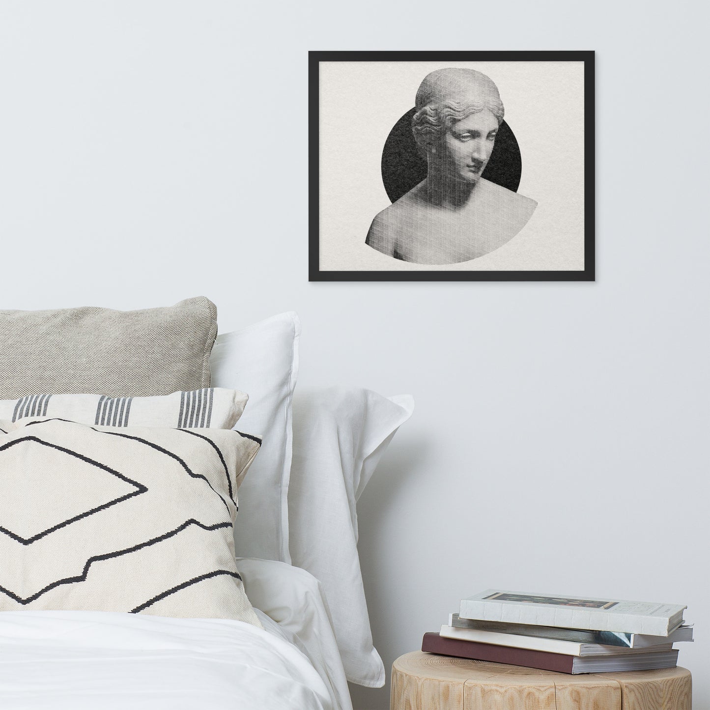 Greek Statue Framed Poster