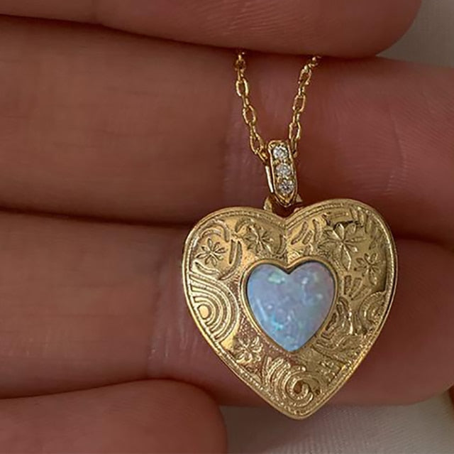 Golden Heart Locket