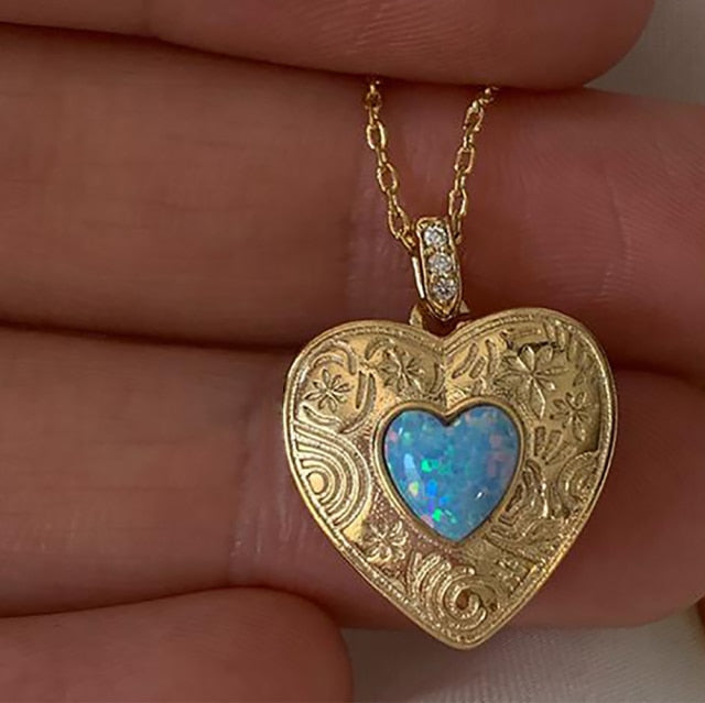 Golden Heart Locket